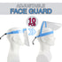 10 Pcs Safety Full Face Shield Reusable Washable Protection Adjustable Transpared Face Guard Anti-Splash
